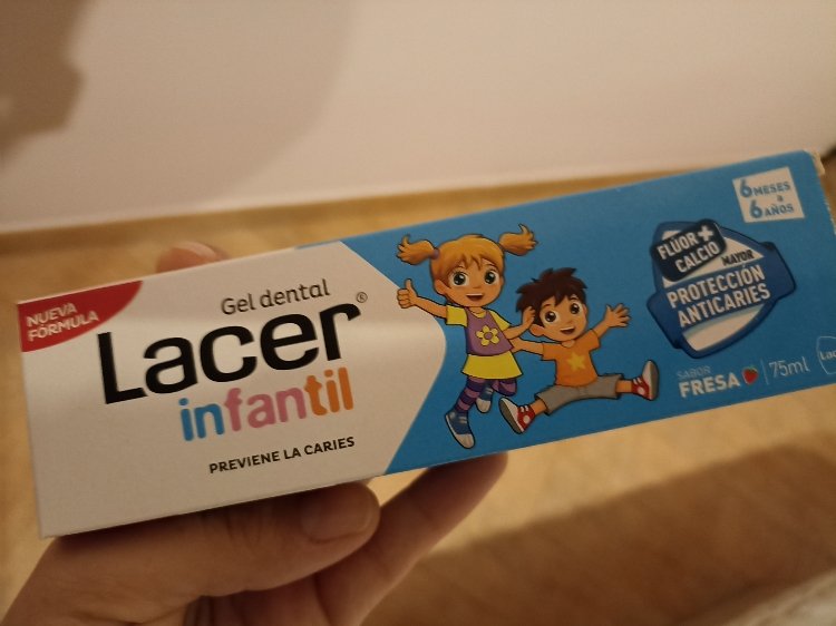 Lacer Infantil Gel Dental - Fresa - 75 ml - INCI Beauty