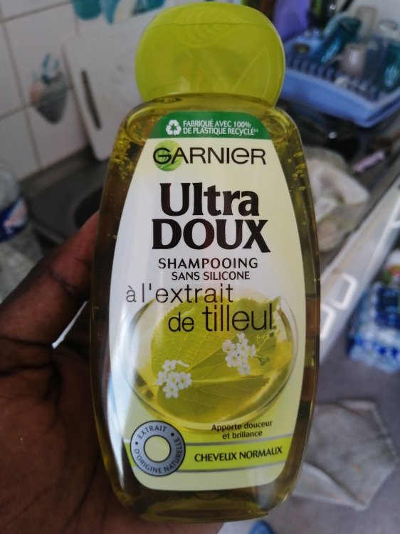 Garnier Ultra Doux Shampooing sans silicone à l'extrait de tilleul ...