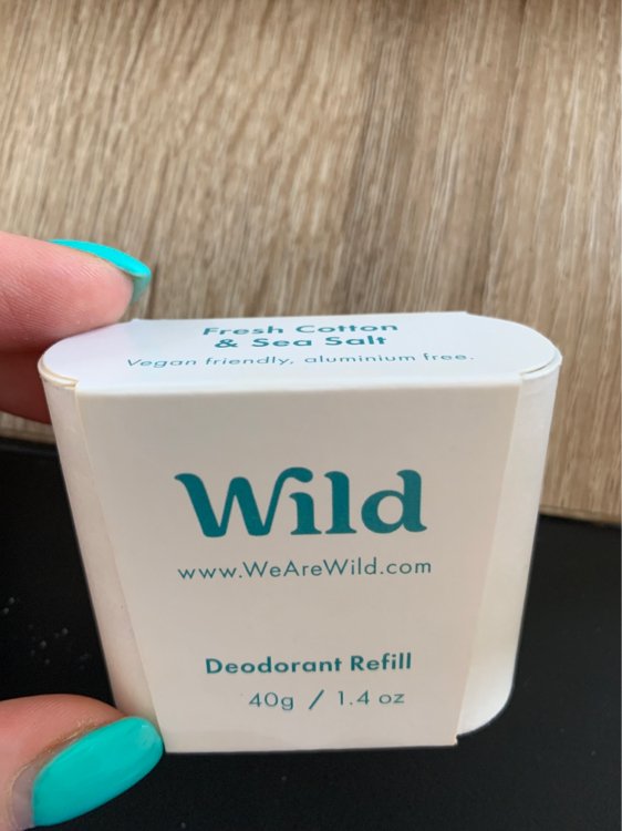 Wild Wild Deodorant Refill Fresh Cotton & Sea Salt - 40 g - INCI Beauty