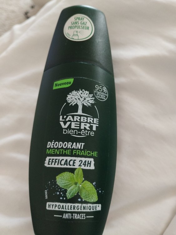 L'Arbre Vert Déodorant Menthe Fraîche Efficace 24h - INCI Beauty