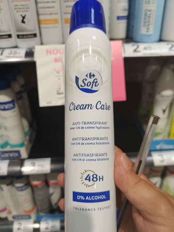Carrefour Soft Cream Care Anti-transpirant - INCI Beauty