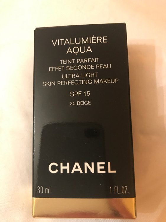 Chanel Vitalumière Aqua n°20 Beige - Teint parfait effet seconde