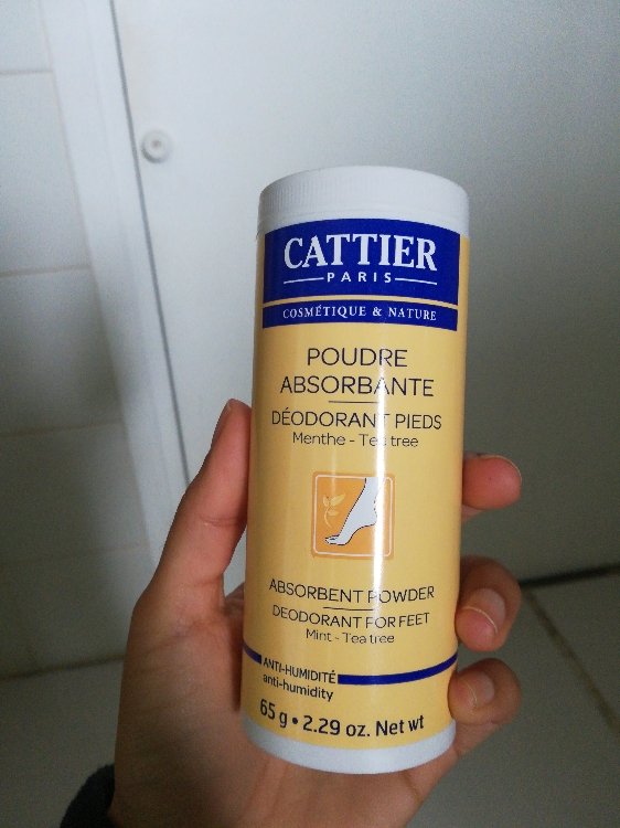 Ekspedient Multiplikation Byg op Cattier Poudre absorbante - Déodorant pour les pieds - INCI Beauty