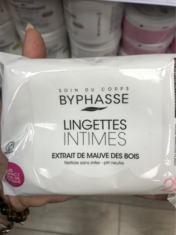 Lingettes intimes Byphasse 20 unités - Intimité et épilation 