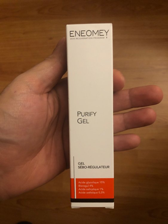 Eneomey Gel séborégulateur acide glycolique, salicylique et azelaique. INCI Beauty