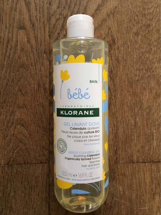 Klorane Bebe Gel Lavant Doux Au Calendula 500ml Inci Beauty