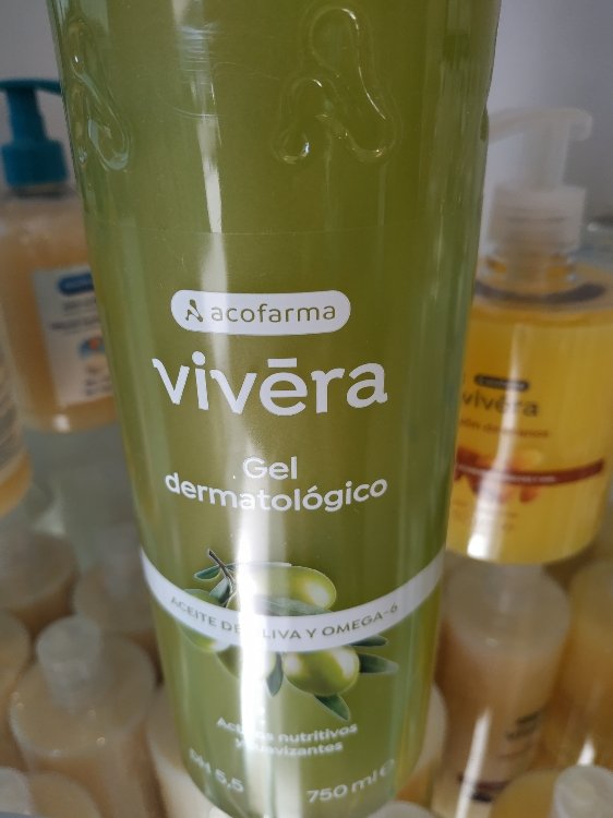 Acofarma Vivéra Gel Aceite Oliva Y Omega 750 Ml Inci Beauty 5541