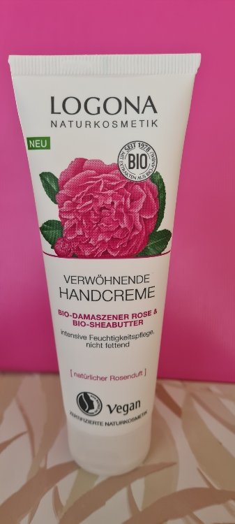 Logona Verwöhnende Handcreme Bio-Demaszener Rose Bio-Sheabutter - - INCI 75 Beauty & ml