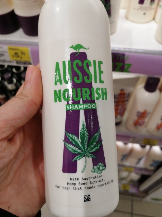 fly lille solopgang Aussie Nousih Shampoo with Australian Hemp Seed Extract - INCI Beauty