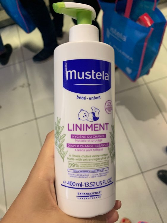 2) Mustela Liniment Diaper Change Cleanser w/ Extra Virgin Olive Oil Baby  400ml