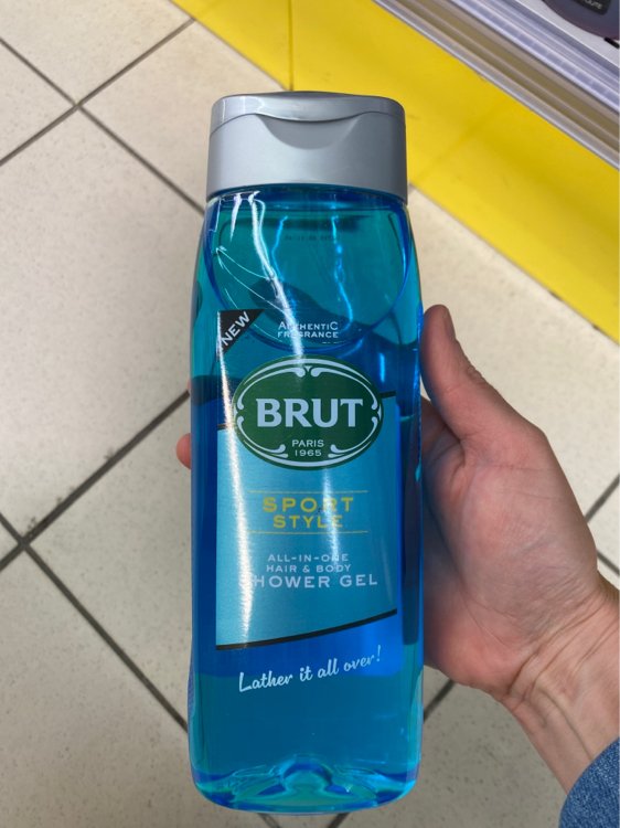 Brut Sport Style Shower Gel - All-in-one Hair & Body - 500 ml - INCI Beauty