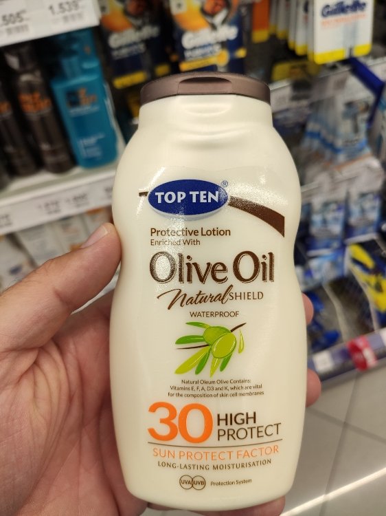 olive oil natural sunscreen