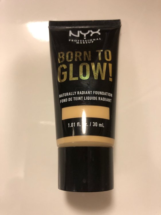 NYX Cosmetics Born to Glow! foundation - BTGRF6.3: Warm Vanilla - 30 ml -  INCI Beauty