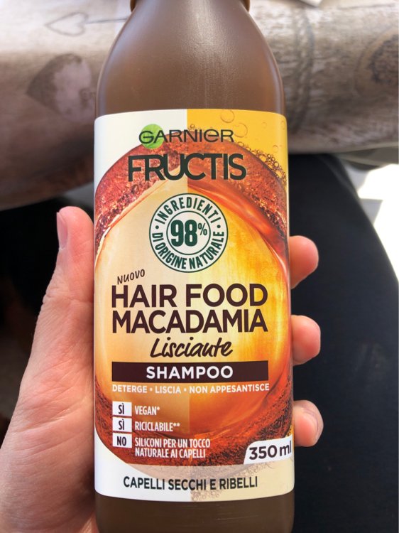 Garnier Fructis Shampoo Hair Food Lisciante Macadamia 350 Ml Inci Beauty