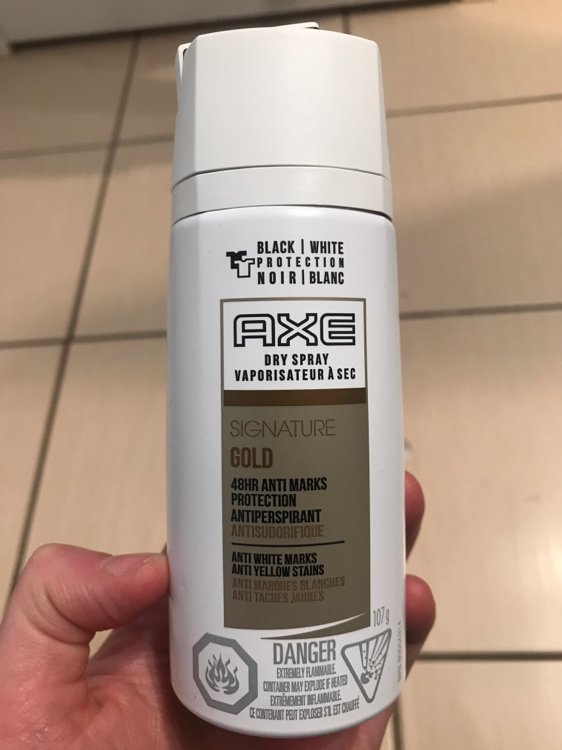 Reizen zuur Ongehoorzaamheid AXE Signature Gold Dry Spray Antiperspirant - 107 g - INCI Beauty