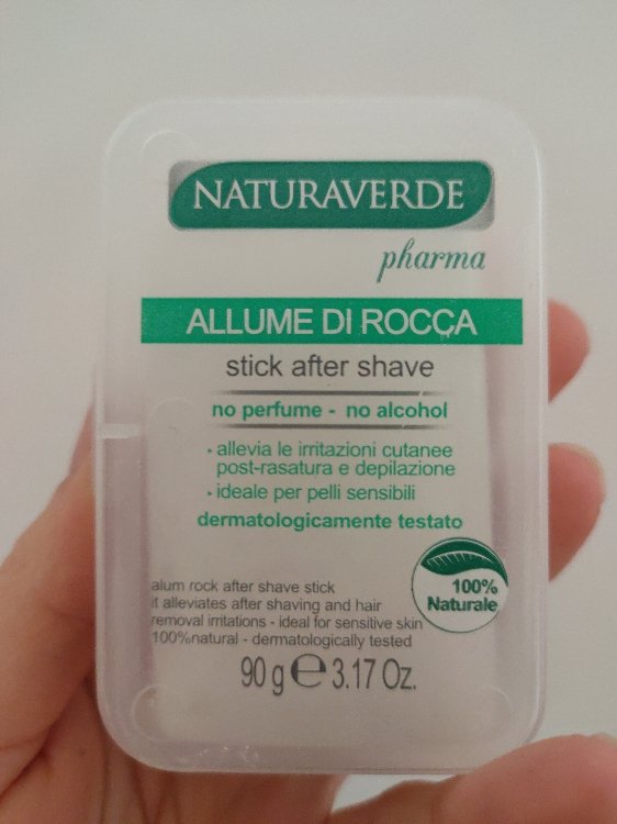 Naturaverde Pharma Allume di Rocca Stick Dopobarba Pietra Rettangolare -  INCI Beauty