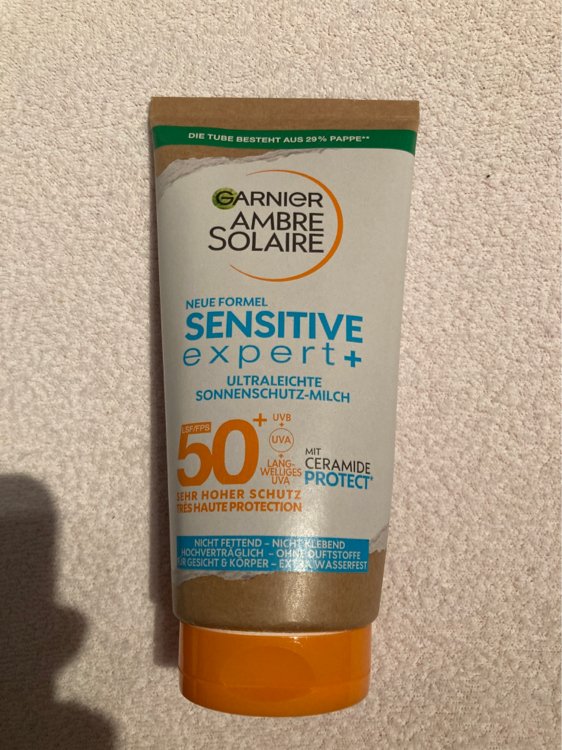 ml 50+ sensitive - - LSF expert+ - INCI Solaire Beauty Ambre Garnier Sonnenmilch 175