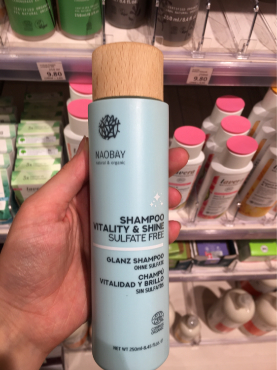 Naobay Sulfate-Free Shampoo Vitality and Shine 250 ml - INCI Beauty
