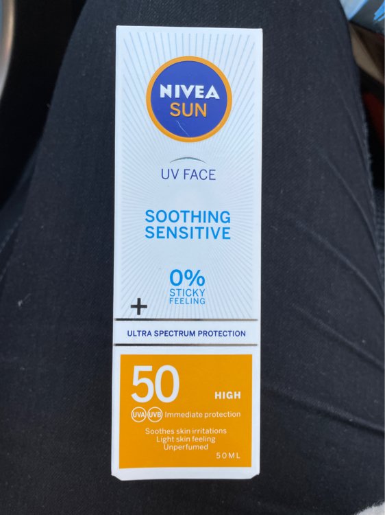 nivea spf 50 soothing sensitive