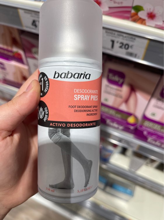 Babaria Spray Pies Desodorante Sin Gas 150 Ml - INCI Beauty