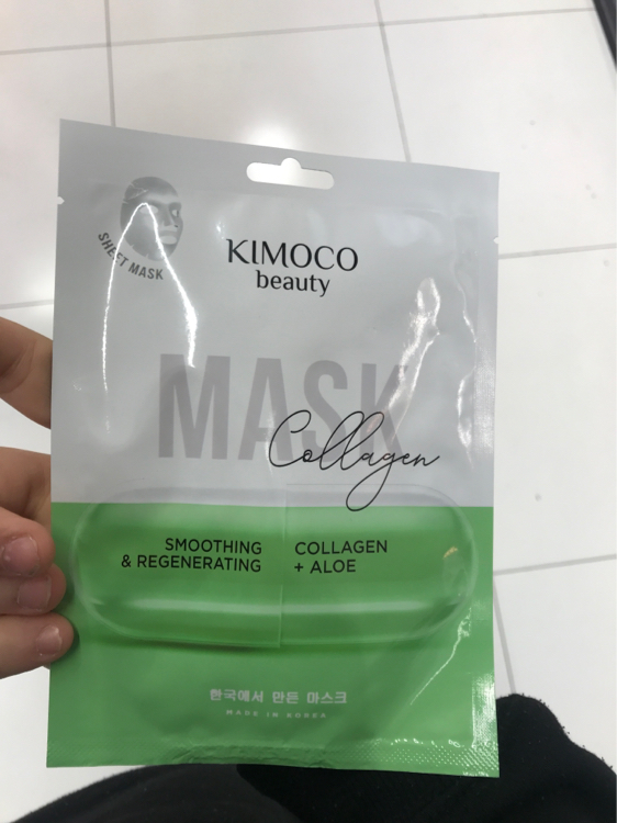 Kimoco Beauty Soothing & Regenerating Sheet Mask Collagen + Aloe - INCI ...