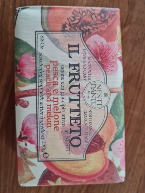 Nesti Dante Il Frutteto Peach and Melon Natural Fruit Scented Bar