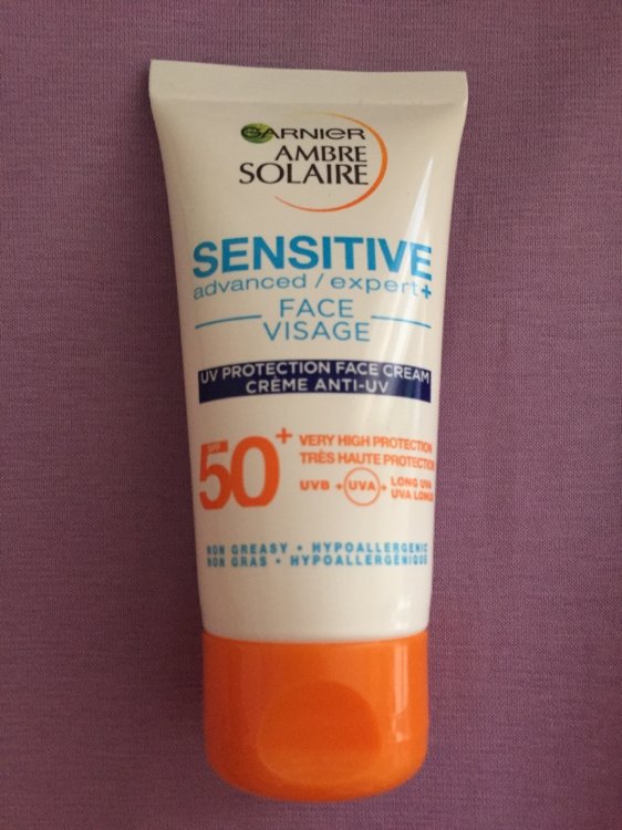 Garnier Sensitive Sonnencreme 50+ SPF 50 ml - Expert+ - INCI Ambre Beauty - Solaire