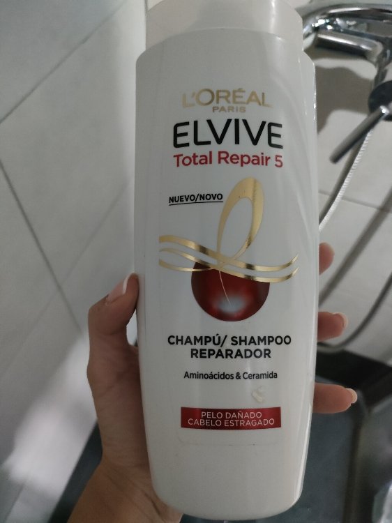 L'Oréal Elvive Total Repair 5 Champú (Shampoo) Reparador - 285 ml - INCI  Beauty