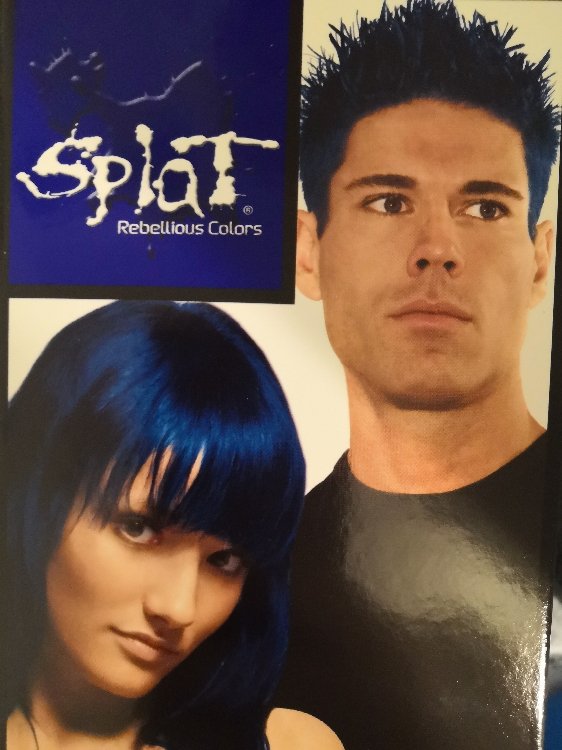 Splat Blue Envy Hair Color Kit, Semi Permanent Blue Hair Dye - INCI Beauty