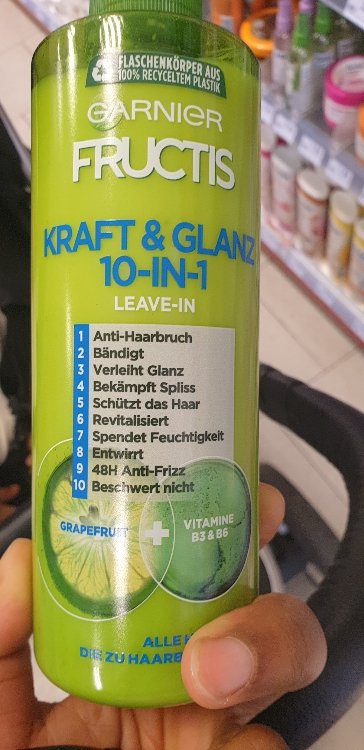400 - Leave-in INCI Glanz - Garnier ml Fructis Kraft Beauty 10-in-1 &