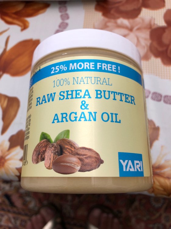 Yari 100% natural Raw shea butter & argan oil - INCI Beauty