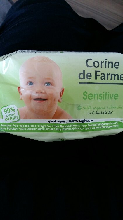 Corine De Farme Lingettes Sensitive Au Calendula Bio X 62 Inci Beauty