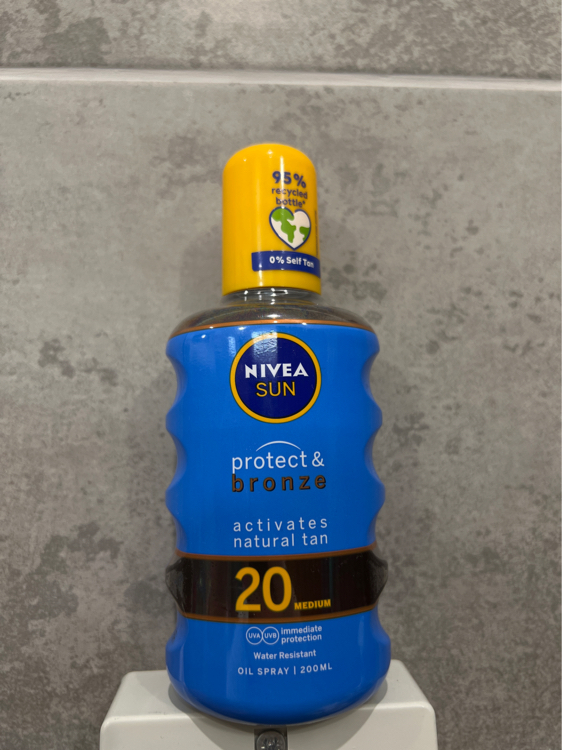 optager Tordenvejr Forkortelse Nivea Sun Protect & Bronze Activates Natural Tan Oil Spray SPF 20 - 200 ml  - INCI Beauty