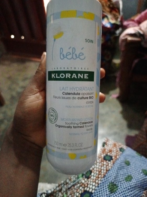 Crème hydratante corps Klorane Bébé