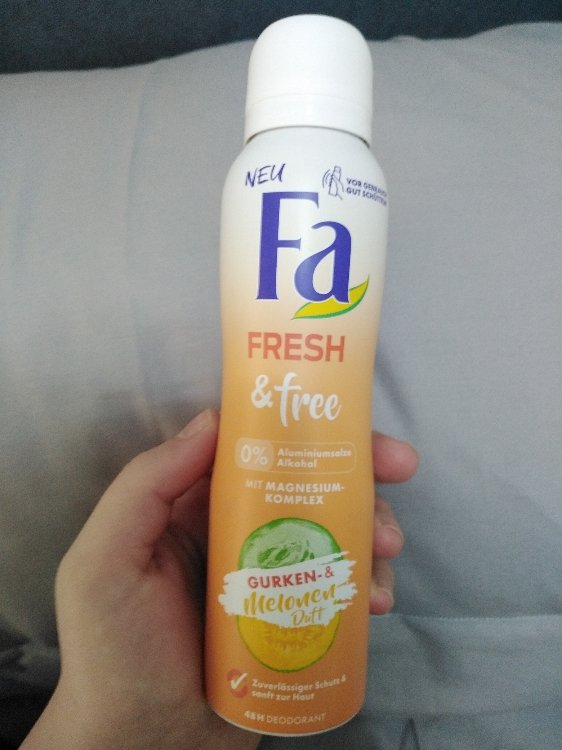 Fa Fresh & Free Dezodorant o Zapachu Ogórków i Melonów - 150 ml - INCI ...