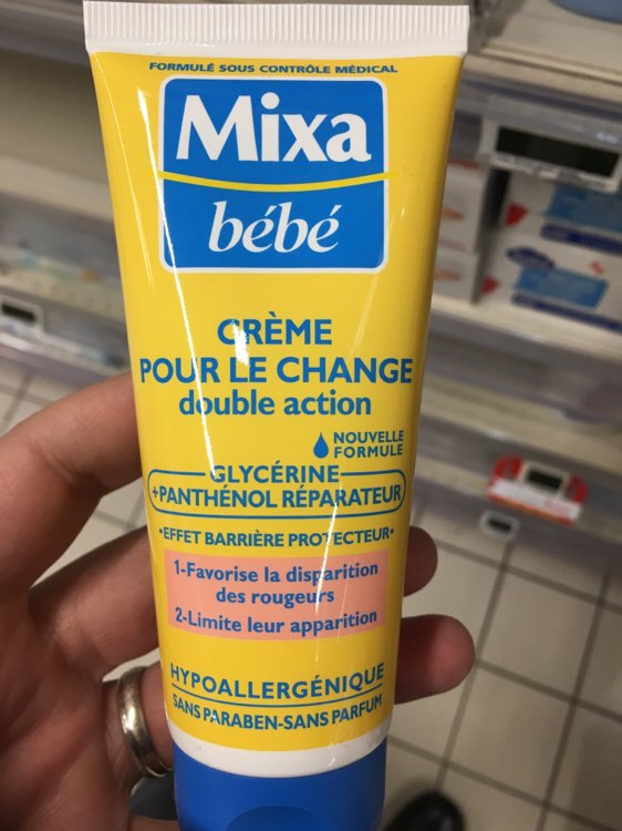 Mixa Bebe Creme Pour Le Change Double Action 100 Ml Inci Beauty