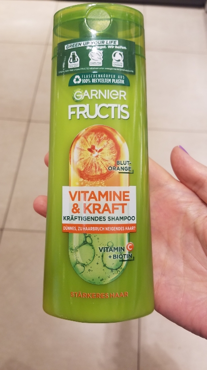 Garnier Fructis Vitamine & - Shampoo Kräftigendes - INCI Kraft ml 250 Beauty