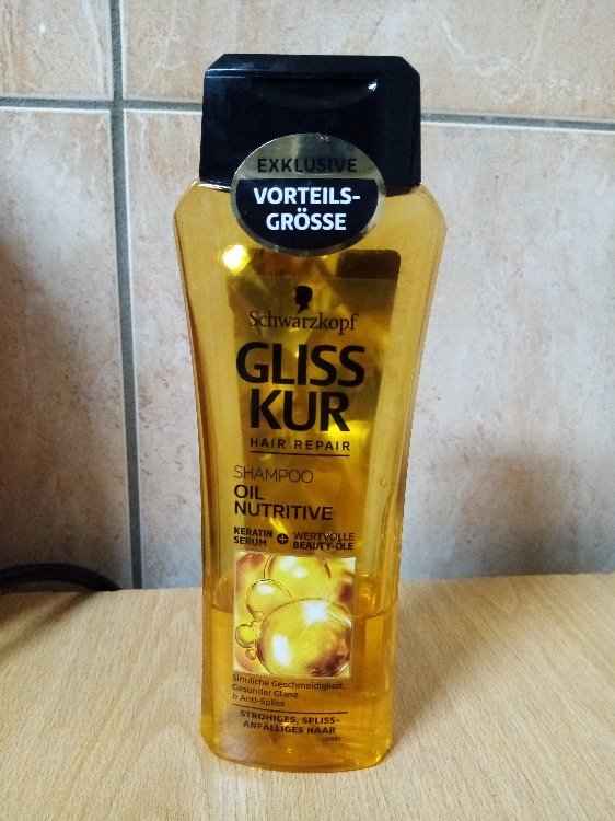 groei Roeispaan hoekpunt Schwarzkopf Gliss Kur Hair Repair - Shampoo Oil Nutritive -300 ml - INCI  Beauty