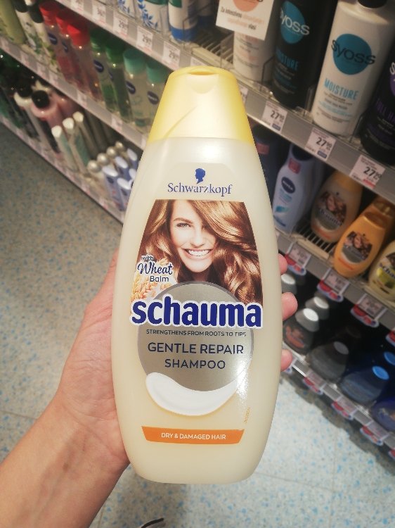 Handel brud købmand Schwarzkopf Schauma Gentle Repair Shampoo with Wheat Balm - 400 ml - INCI  Beauty