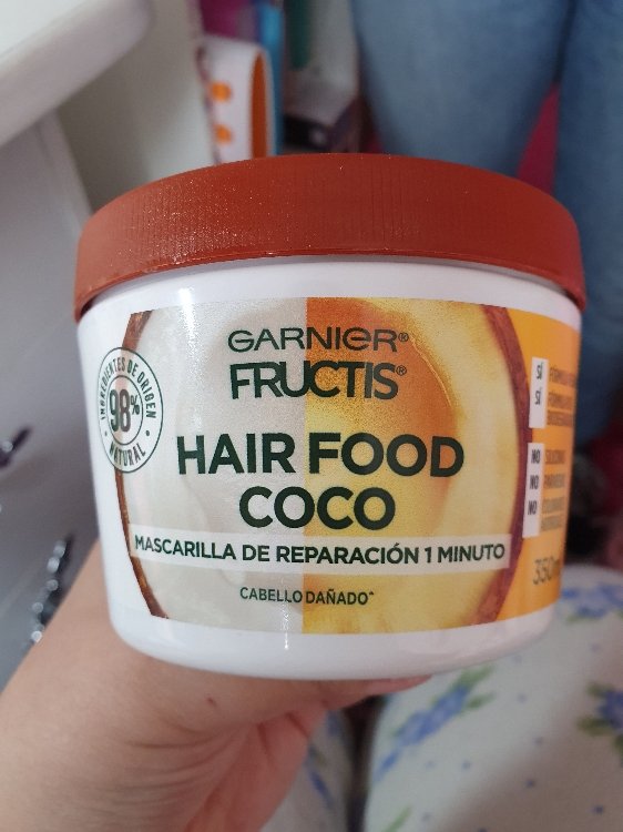 Garnier Fructis Hair Food Coco - Mascarilla reparación 1 minuto 350 ml - INCI Beauty