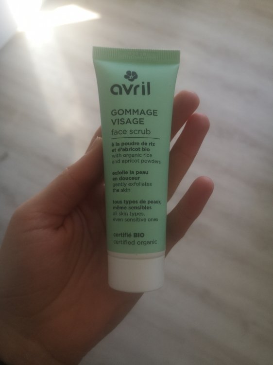 Avril Gommage Visage Poudre De Riz Et Abricots Bio Inci Beauty