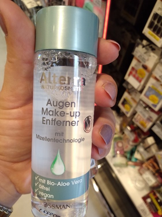 Alterra Augen Make-up Entferner mit Mizellentechnologie & Bio-Aloe Vera -  100 ml - INCI Beauty