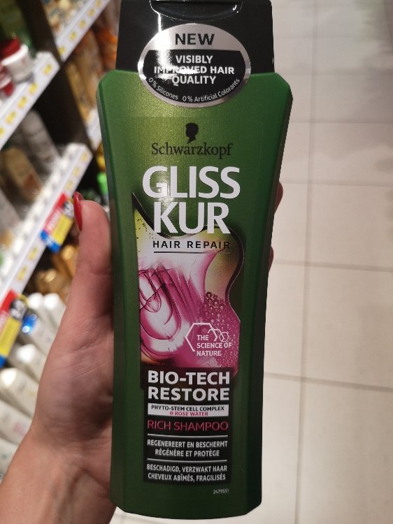 Prestatie Respect knal Schwarzkopf Gliss Kur hair repair bio-tech restore rich shampoo - INCI  Beauty