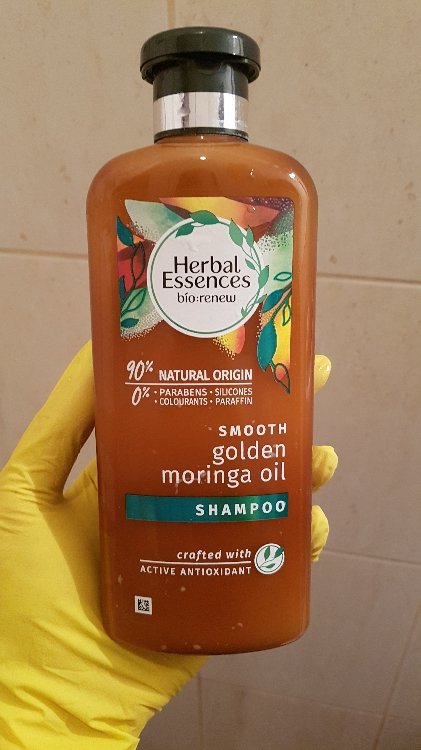 Nøjagtig biord til Herbal Essences Smooth Golden Moringa Oil Shampoo - 400 ml - INCI Beauty