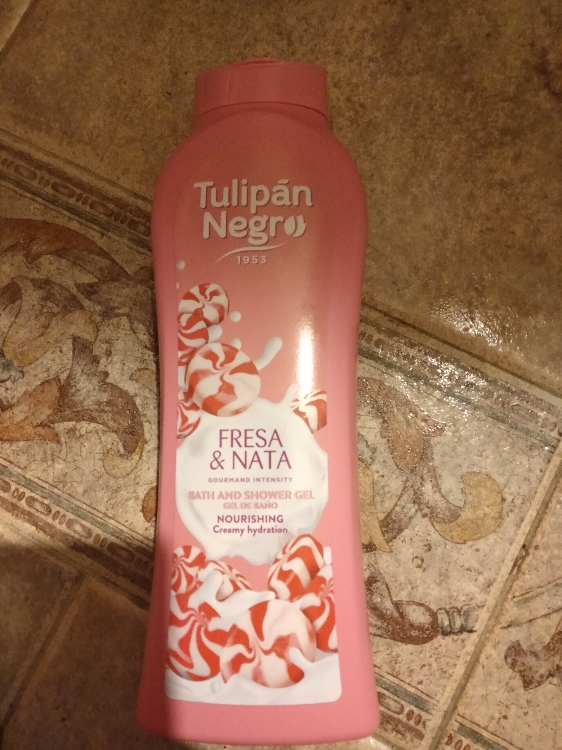 Tulipán Negro Gel Bano Fresa Nata Rosa Dulce - 720 ml - INCI Beauty