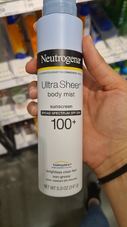 Ultra Sheer Sunscreen Spray, SPF 100+, 5 oz - INCI Beauty