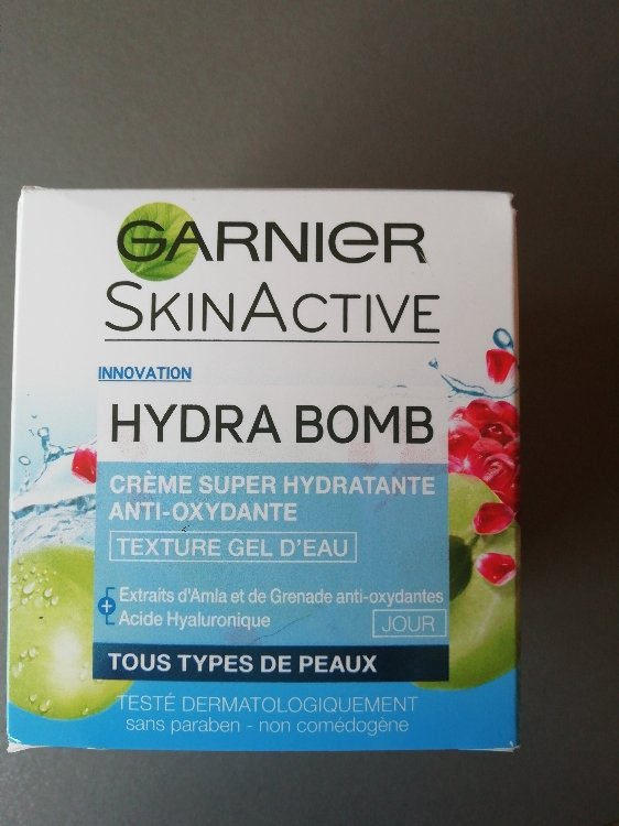 Garnier SkinActive Hydra Bomb Crème super hydratante anti-oxydante INCI
