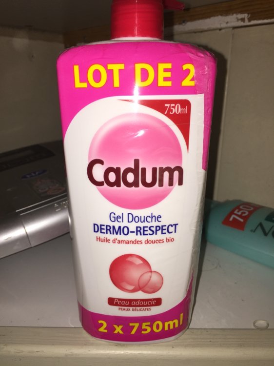 Cadum - Gel Douche Dermo-Respect à lHuile dAmandes Douces Bio - 750 ml