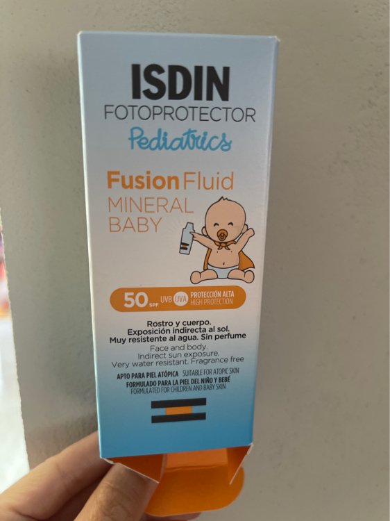 ISDIN  Fotoprotector Solar Pediatrics Fusion Fluid Mineral Baby SPF50