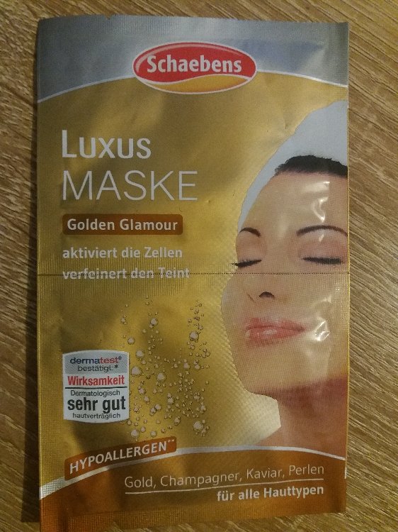 Schaebens Luxus maske Mit gold - INCI Beauty